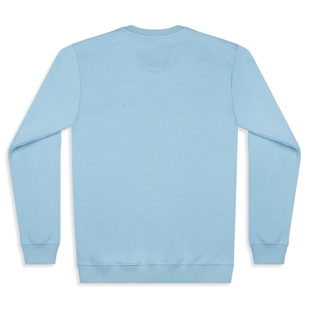 Silverstick Mens Organic Cotton Logo Sweat Winter Sky Back