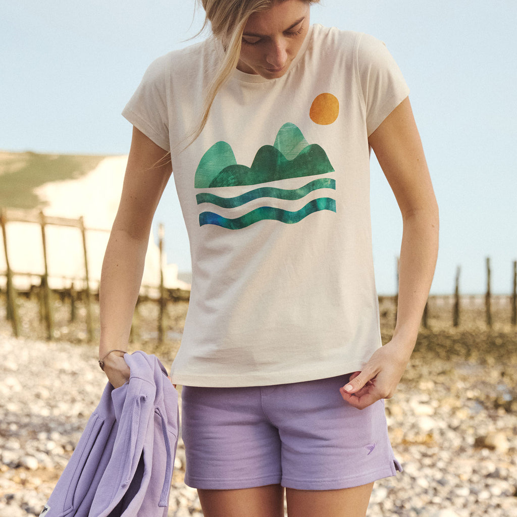 Siobhan Watt Silverstick Women Organic Cotton T Shirt Habitat Angora