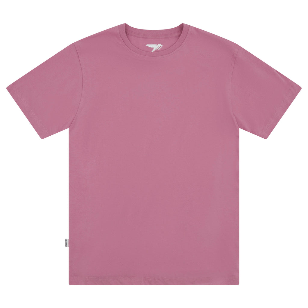 Purple t-shirt on a white background