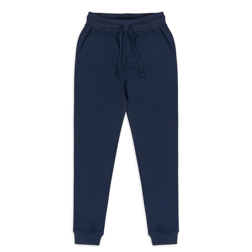 Silverstick Oberg Womens Organic Cotton Sweatpant French Navy Front