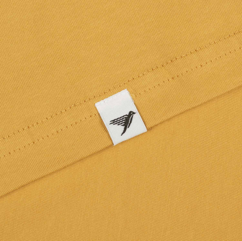 Silverstick Mens Blank Organic Cotton Vest Top Maize Hem Label