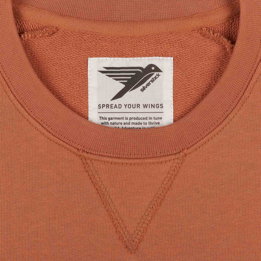 Silverstick womens matt sewell starling organic cotton sweat pheasant detail