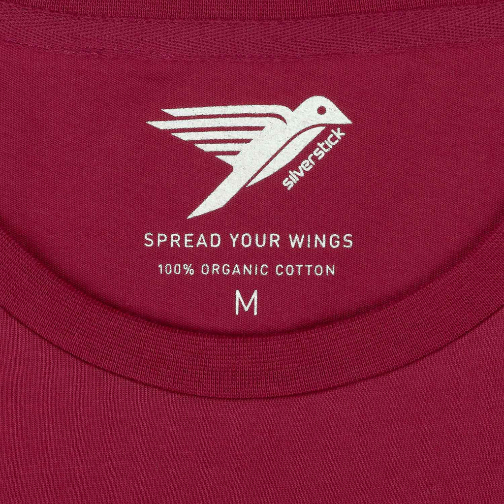 silverstick mens organic cotton t shirt long sleeve beaujolais label