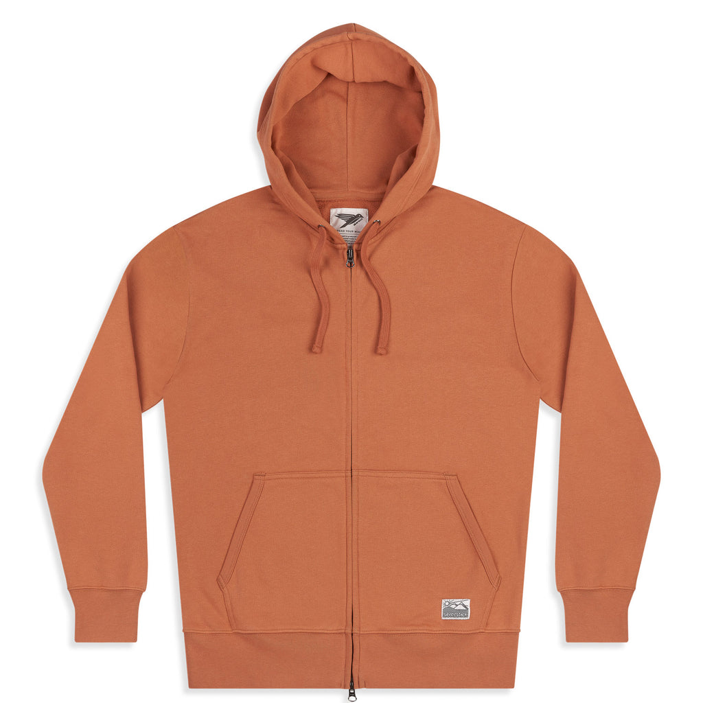 silverstick mens organic cotton tobias zip hoodie pheasant front