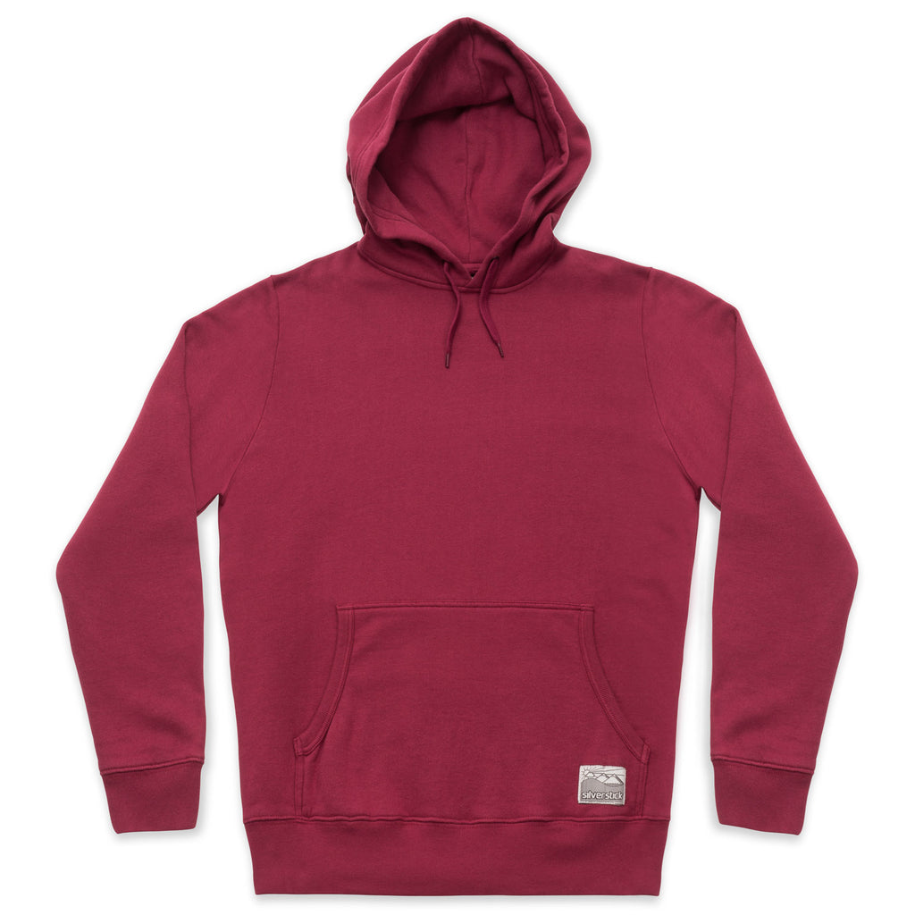 silverstick mens organic cotton hoodie ellerton bojo front