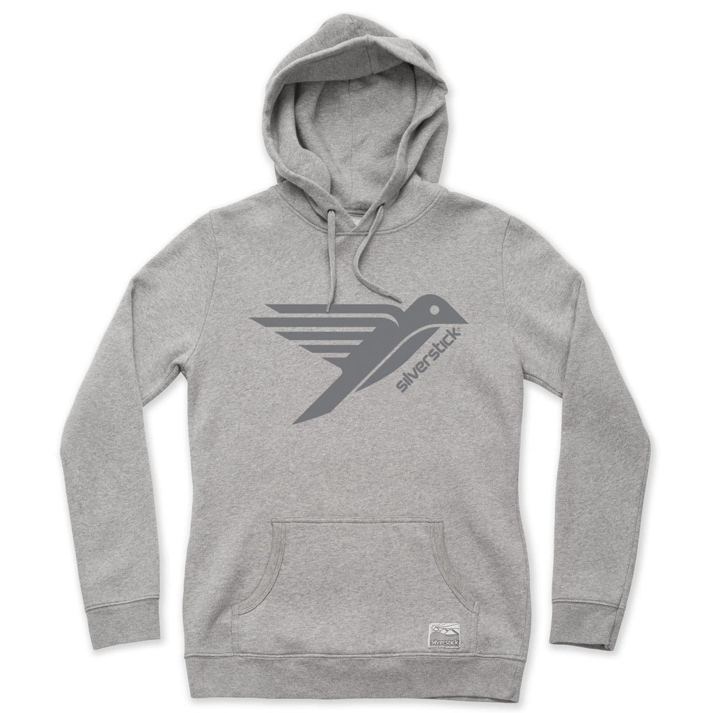 silverstick womens organic cotton hoodie lancelin logo front