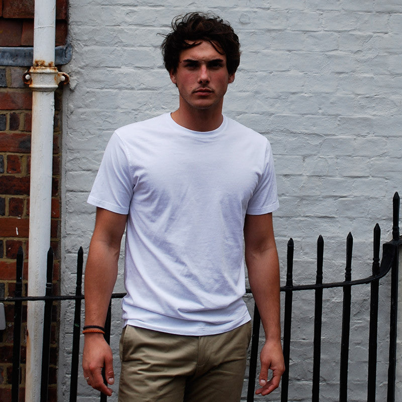 silverstick mens adventure organic cotton white t shirt adventure
