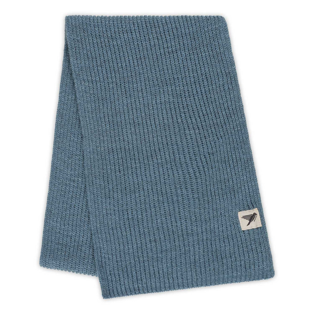 Silverstick merino wool scarf cirrus celeste label