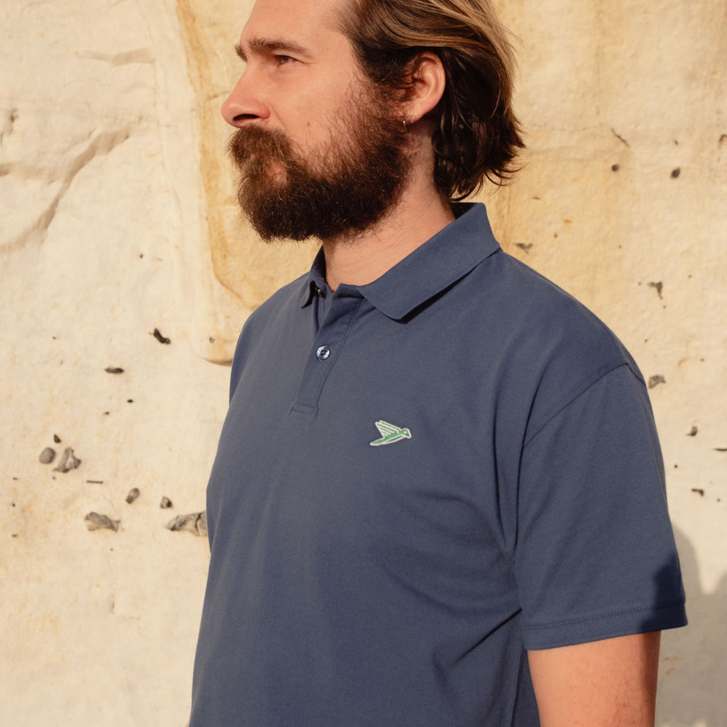 Silverstick marco organic cotton polo shirt deep sea adventure
