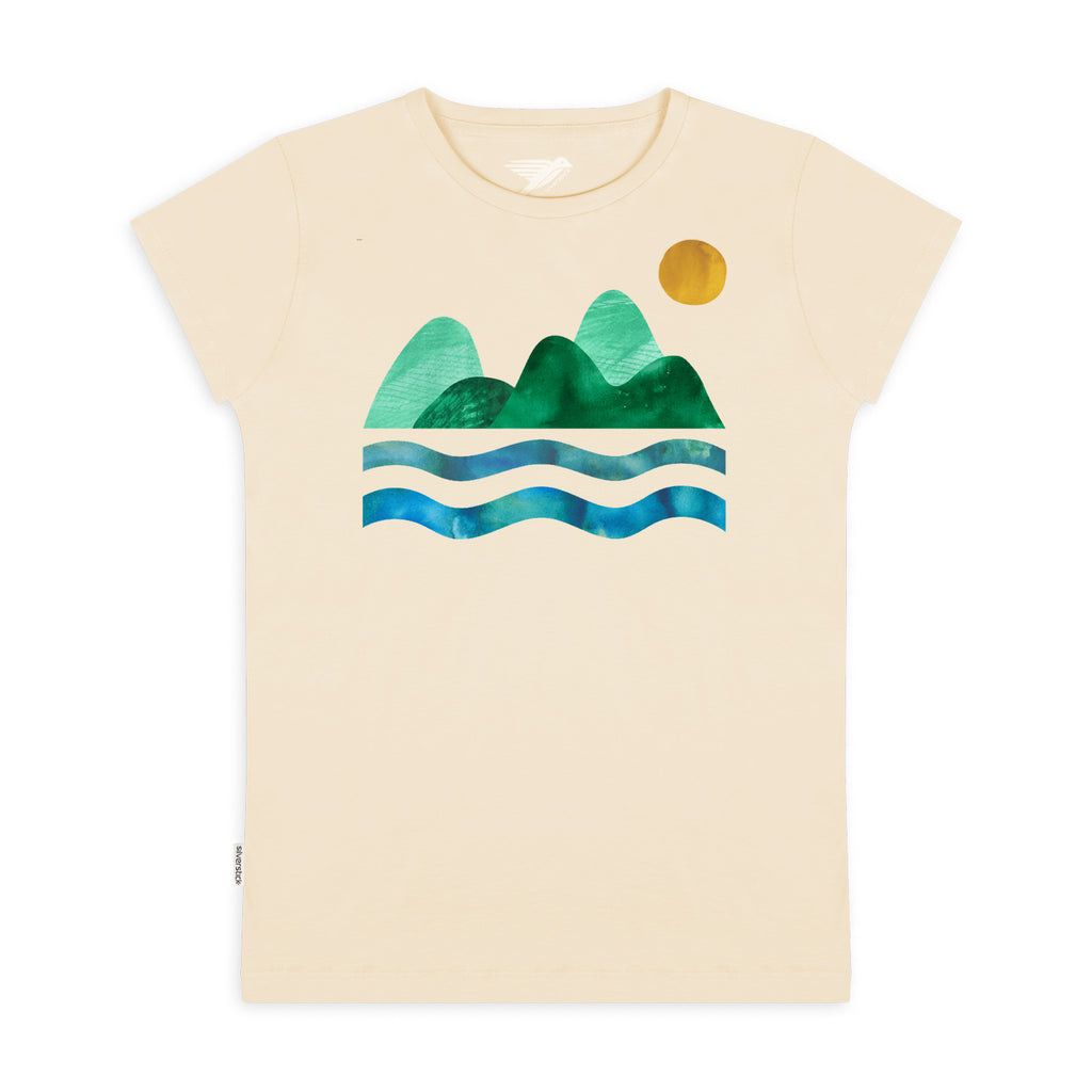Siobhan Watt Silverstick Women Organic Cotton T Shirt Habitat Angora