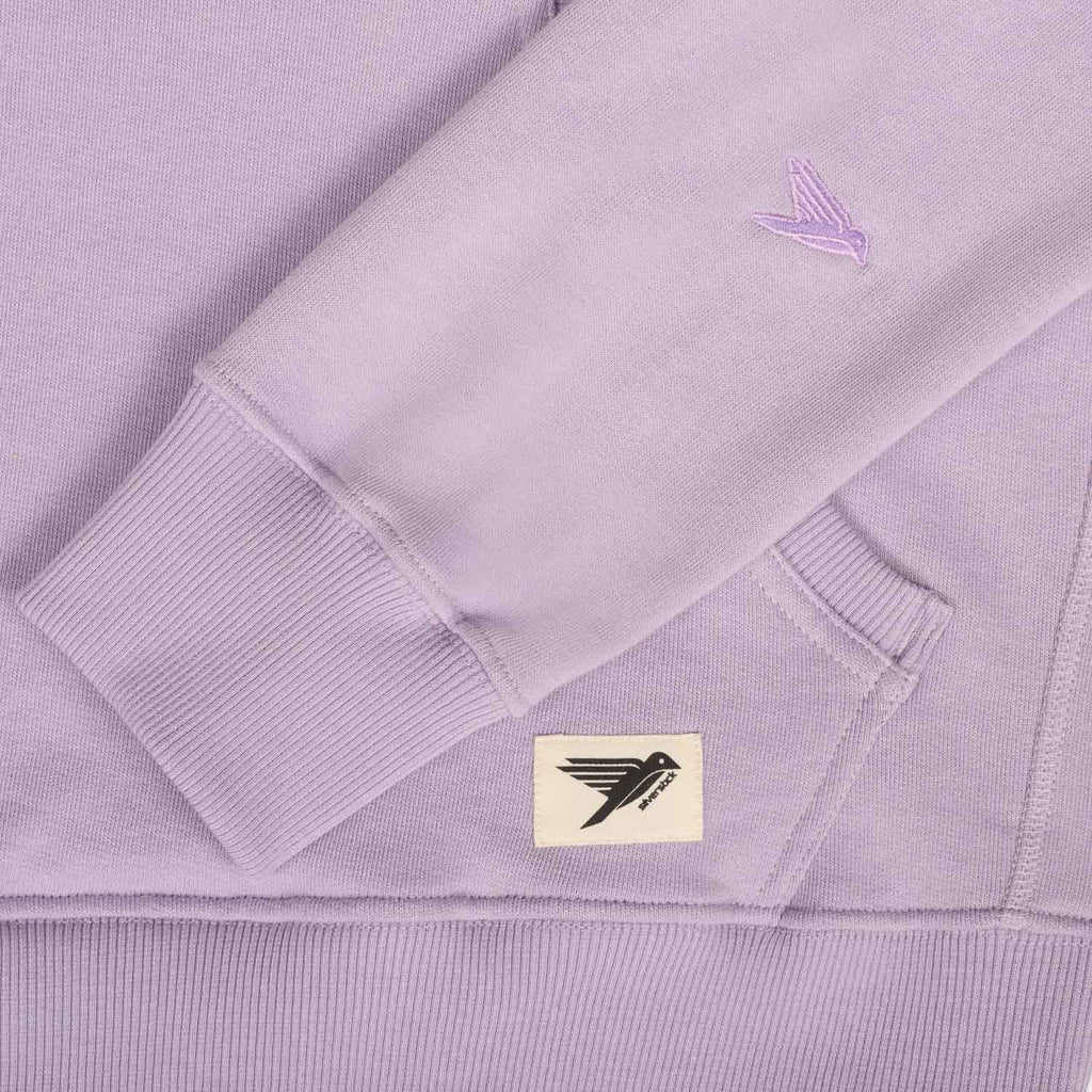 Silverstick Meyers Womens Organic Cotton Hoodie Wisteria Detail