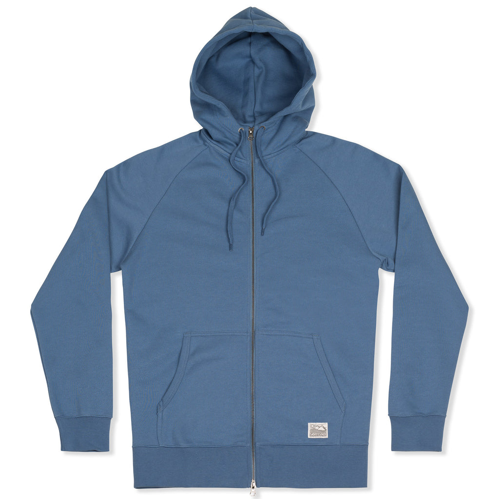 Silverstick Vikafjell Organic Cotton Zip Hoodie Fjord Front