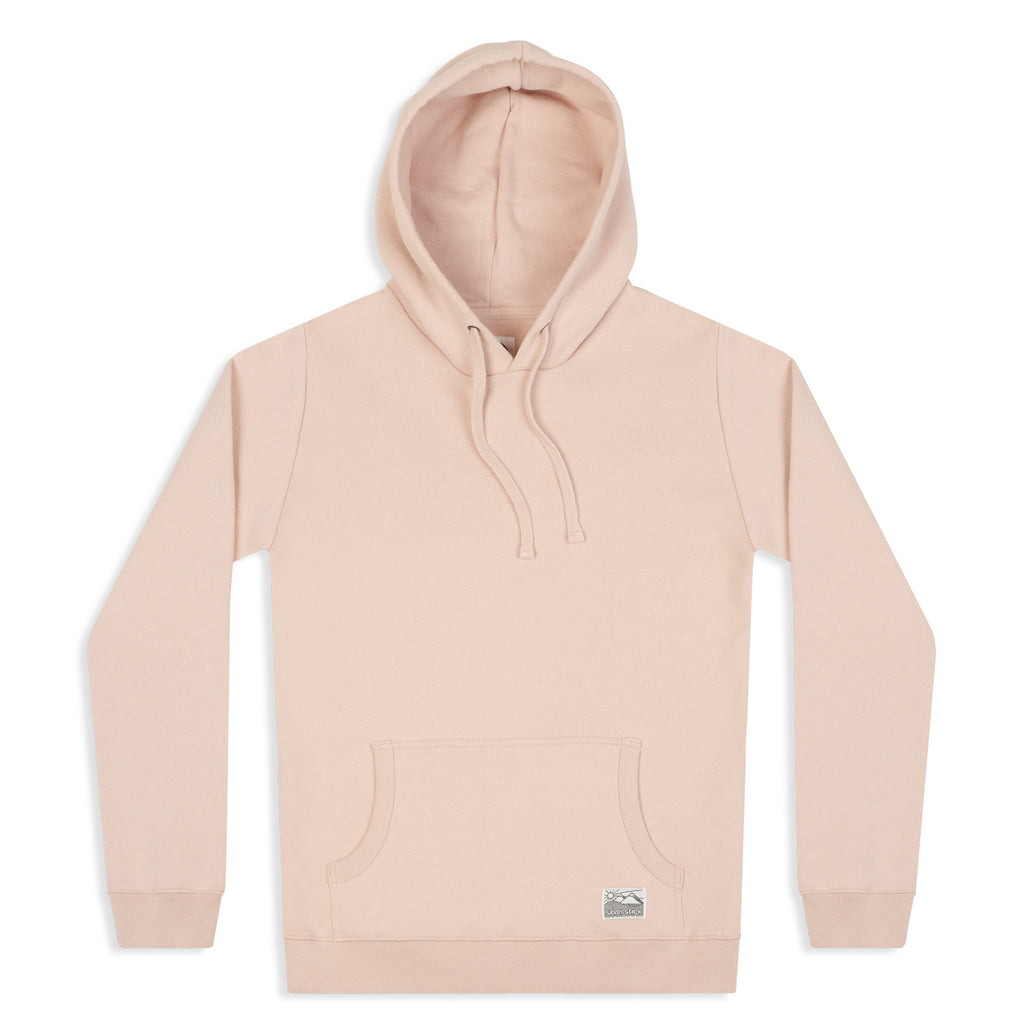 silverstick womens organic cotton hoodie lancelin faded pink front