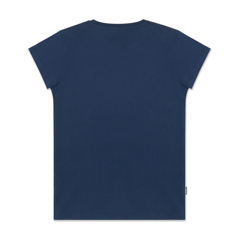 logo left chest organic cotton tee