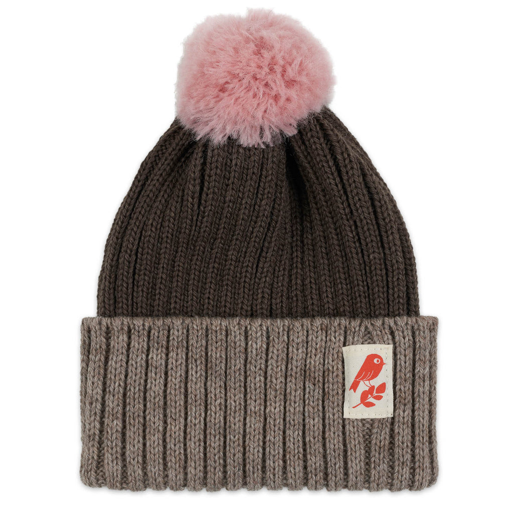 Matt Sewell + Silverstick Merino Wool Bobble Hat Twite