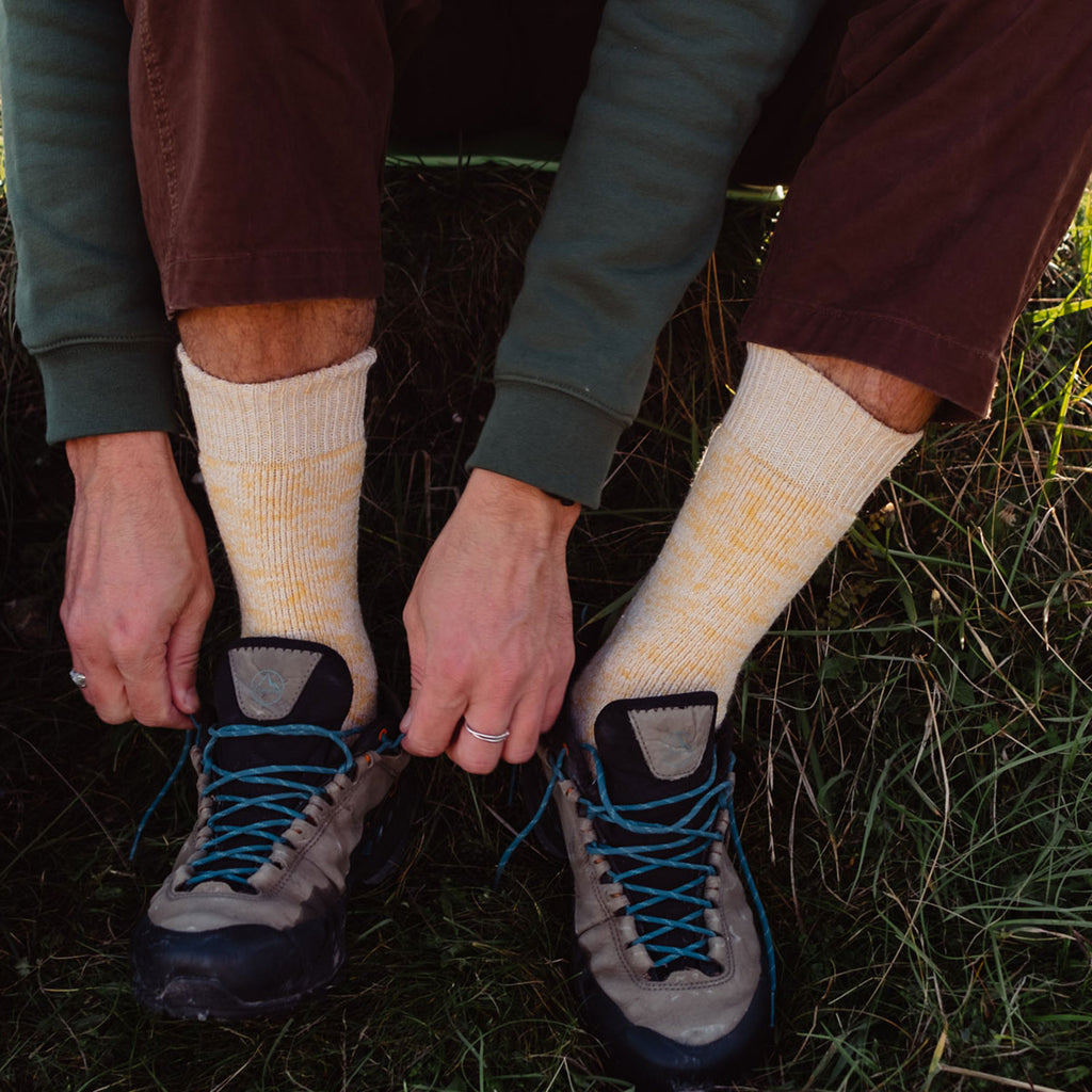 Silverstick Natural Wool British Hiking Sock Spring Marl Adventure