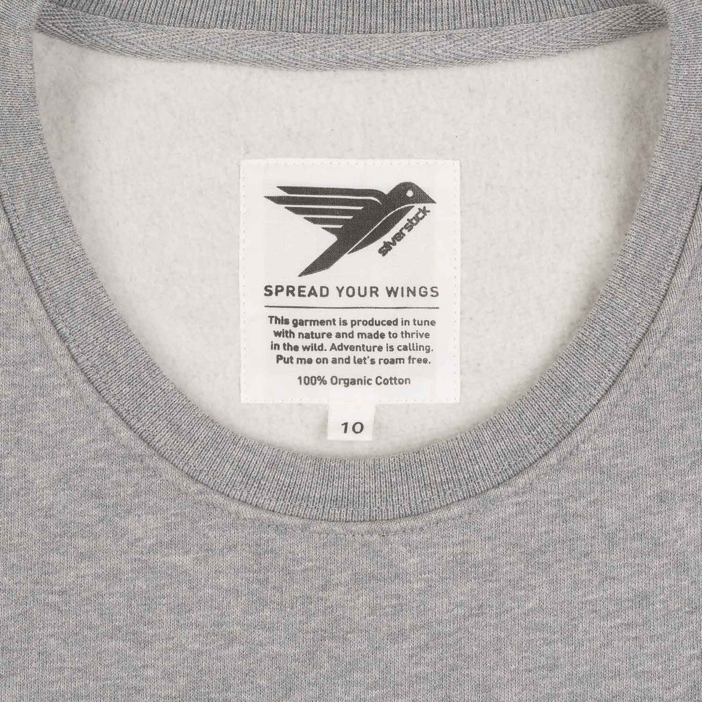 Silverstick womens matt sewell Red Bird organic cotton sweat label