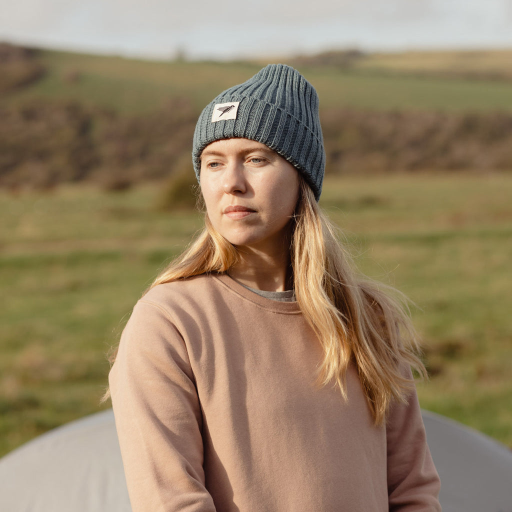 Silverstick Moffat Merino Wool Beanie Celeste adventure
