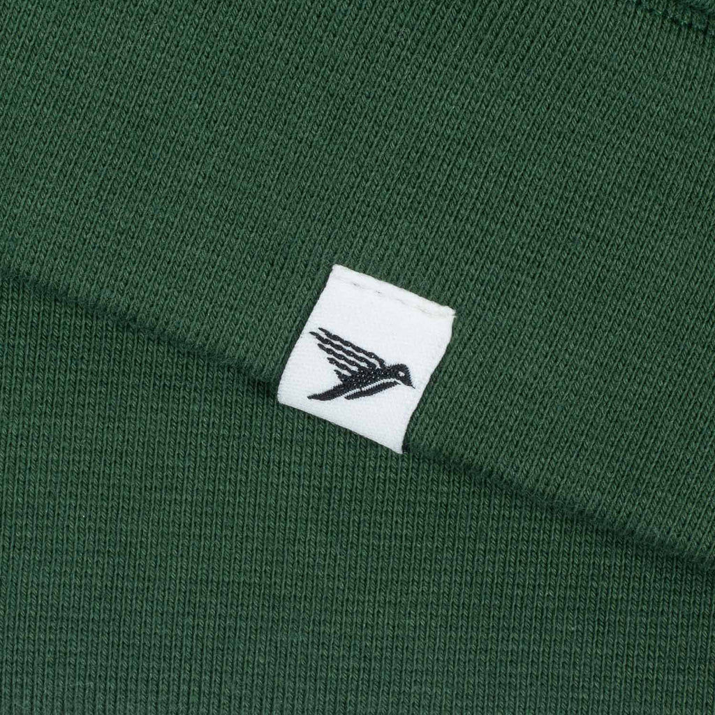 Silverstick Womens Nevis Organic Cotton Quarter Zip Sweat Greener Pastures Hem Label